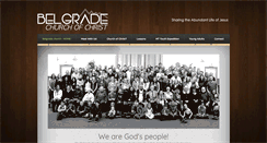 Desktop Screenshot of belgradechurchofchrist.com